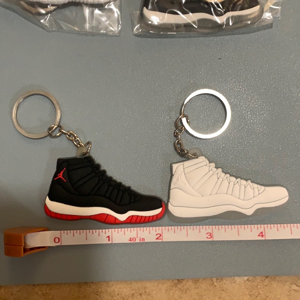 $28 for all 18 Air Jordan 11 sneaker key chains